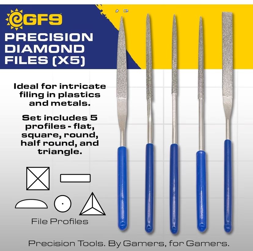 GF9  Precision Diamond Files
